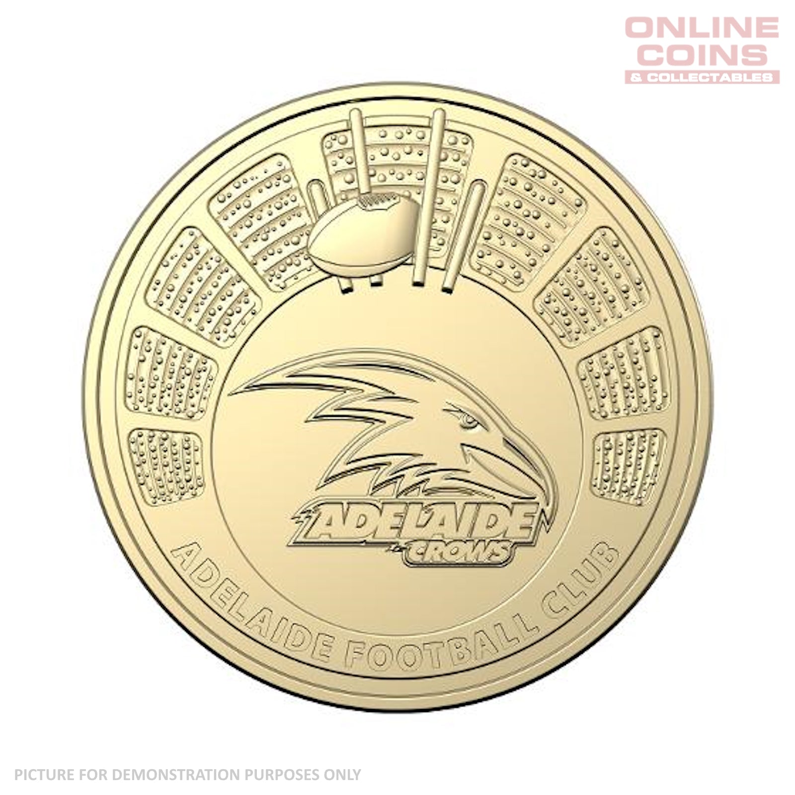 2024 AFL LOOSE $1 COIN - ADELAIDE CROWS